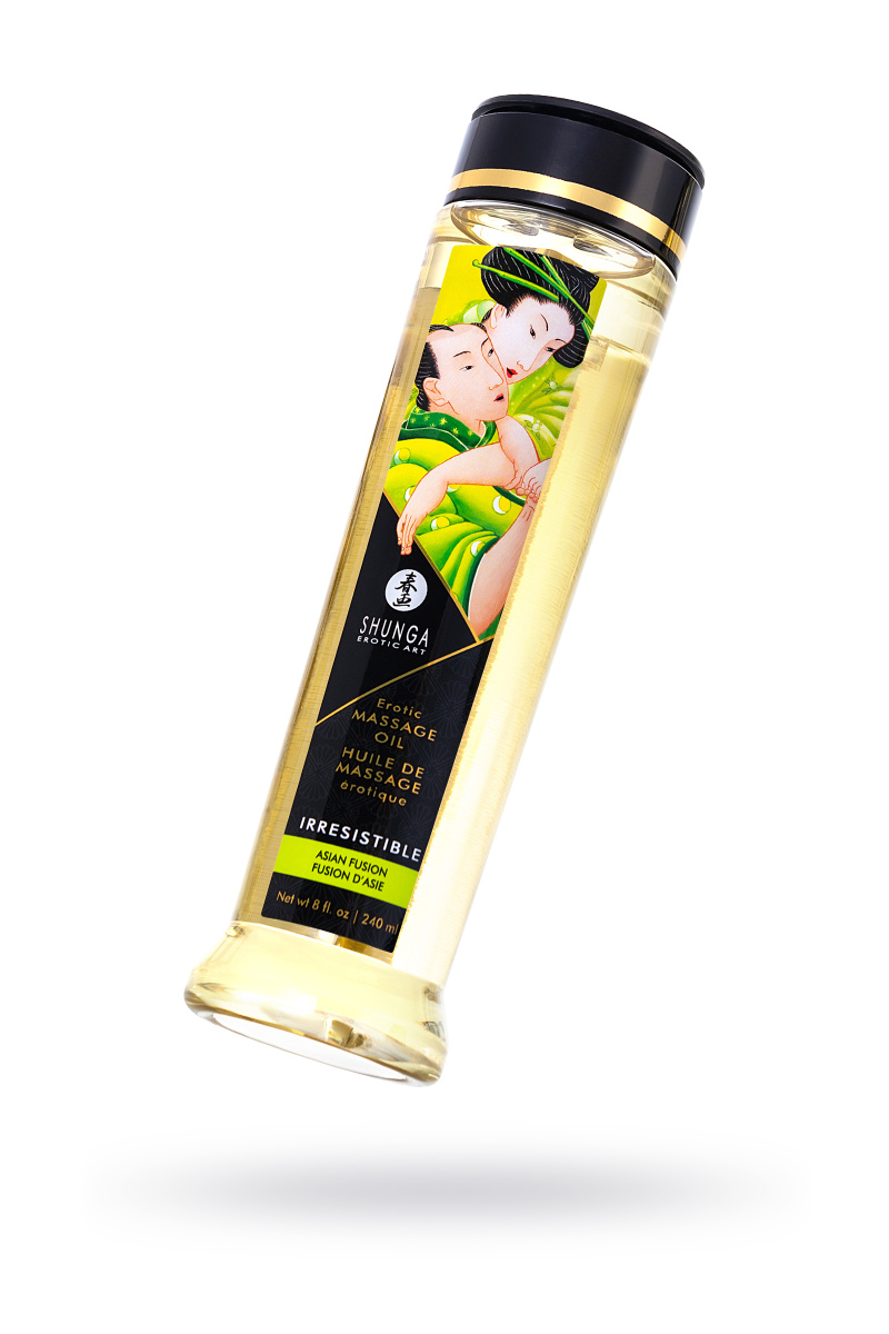 Масло для массажа Shunga Irresistible «Asian Fusion», возбуждающее, 240 мл в магазине ESEXTOYS