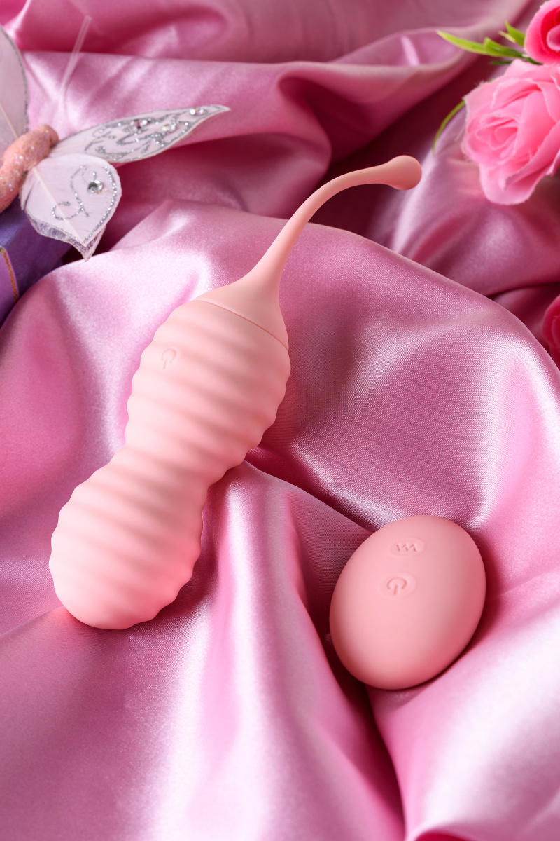 Интимный тренажер 2 в 1 Eromantica ZEFYR, силикон, розовый, 17,3 см в магазине ESEXTOYS
