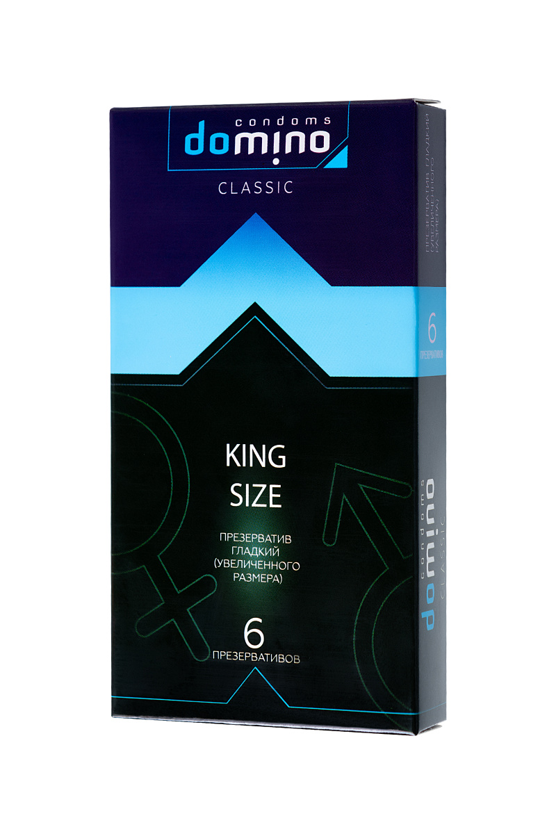 Презервативы Domino, classic, king size, 19 см, 5,2 см, 6 шт. в магазине ESEXTOYS