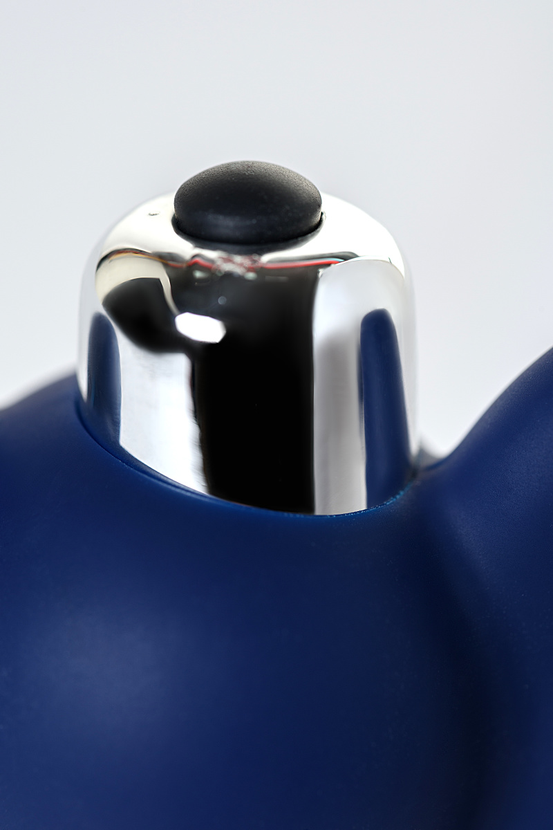 Виброкольцо с хвостиком JOS MICKEY, силикон, синий, 12,5 см в магазине ESEXTOYS