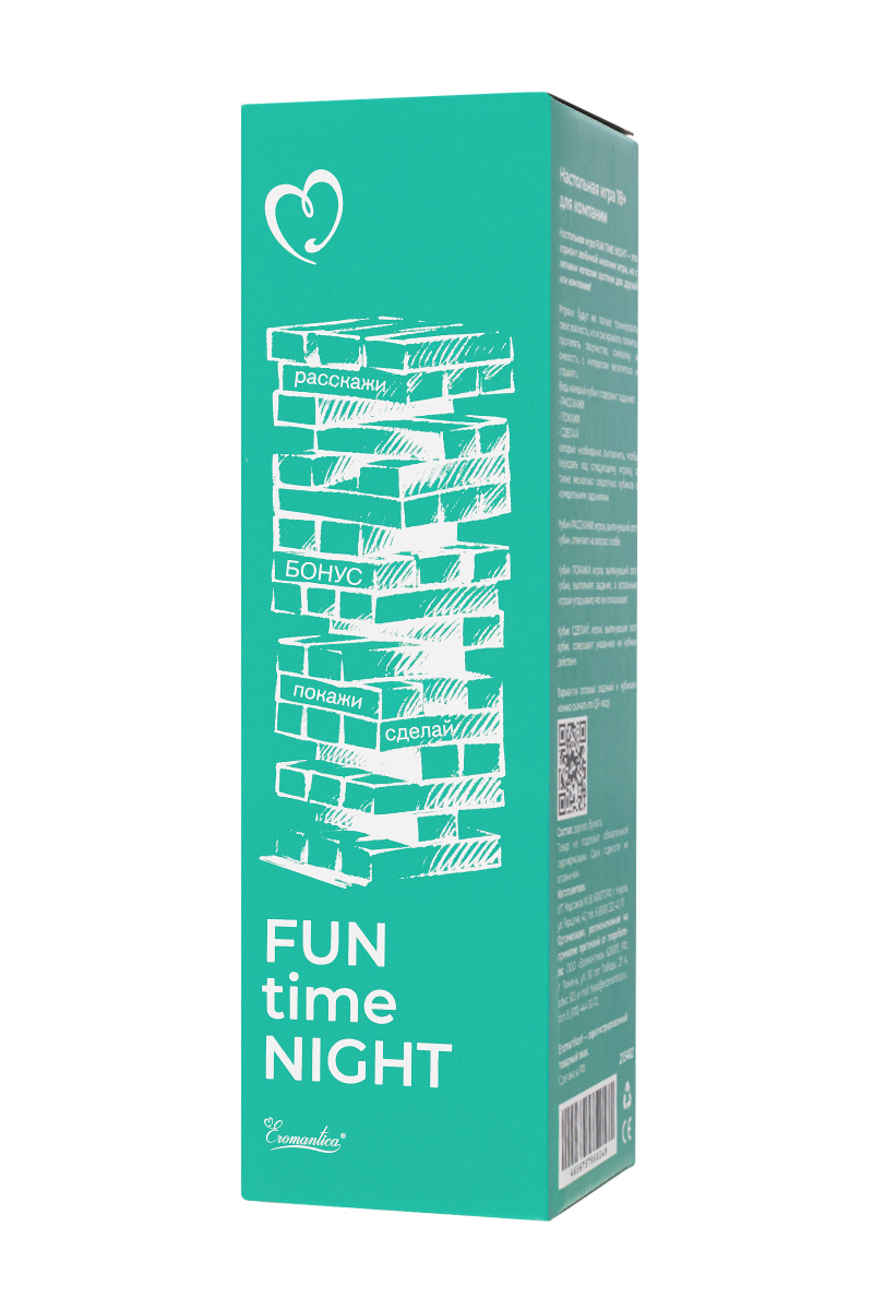 Игра для компании Eromantica, «Падающая башня Fun time night» в магазине ESEXTOYS