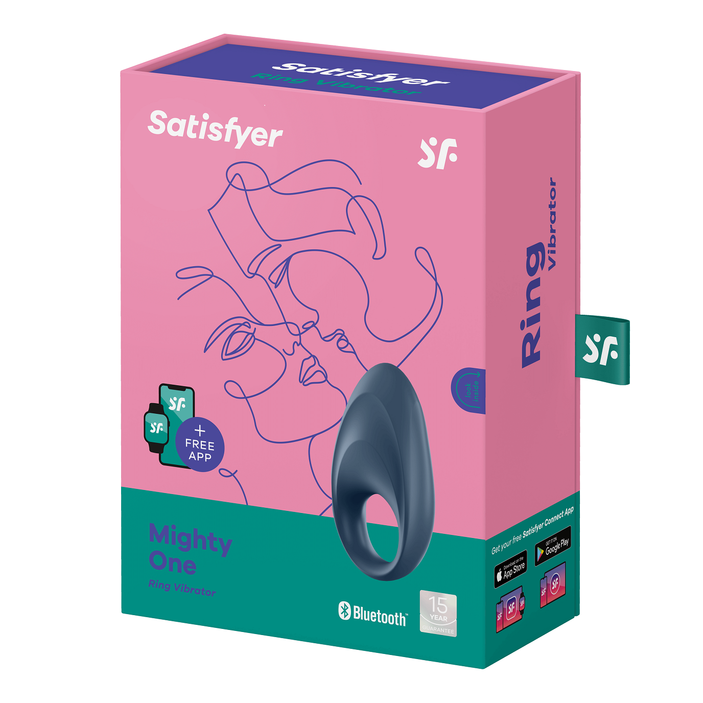 Эрекционное кольцо Satisfyer Powerful One с возможностью управления через приложение в магазине ESEXTOYS