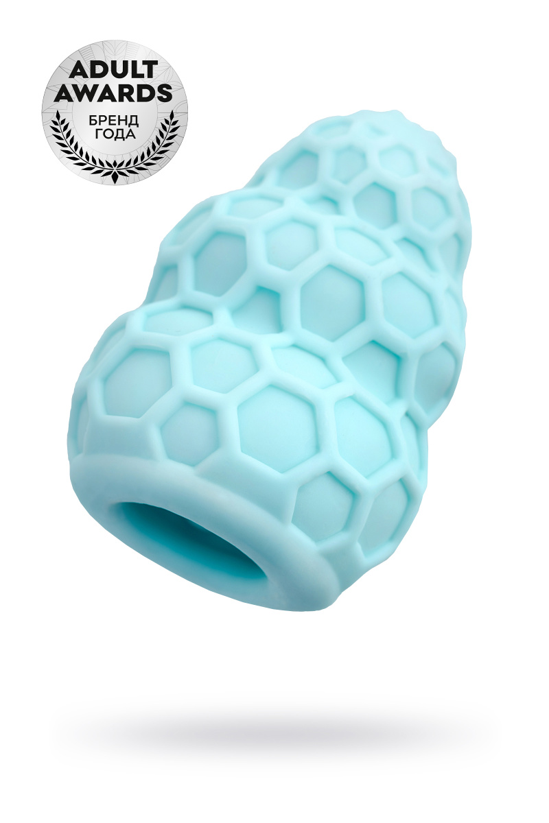 Мастурбатор A-Toys Flaff, TPE, бирюзовый, 8см, Ø 2,9 см в магазине ESEXTOYS