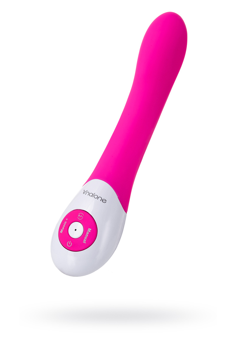 Нереалистичный вибратор Nalone Pulse, силикон, розовый, 21 см в магазине ESEXTOYS