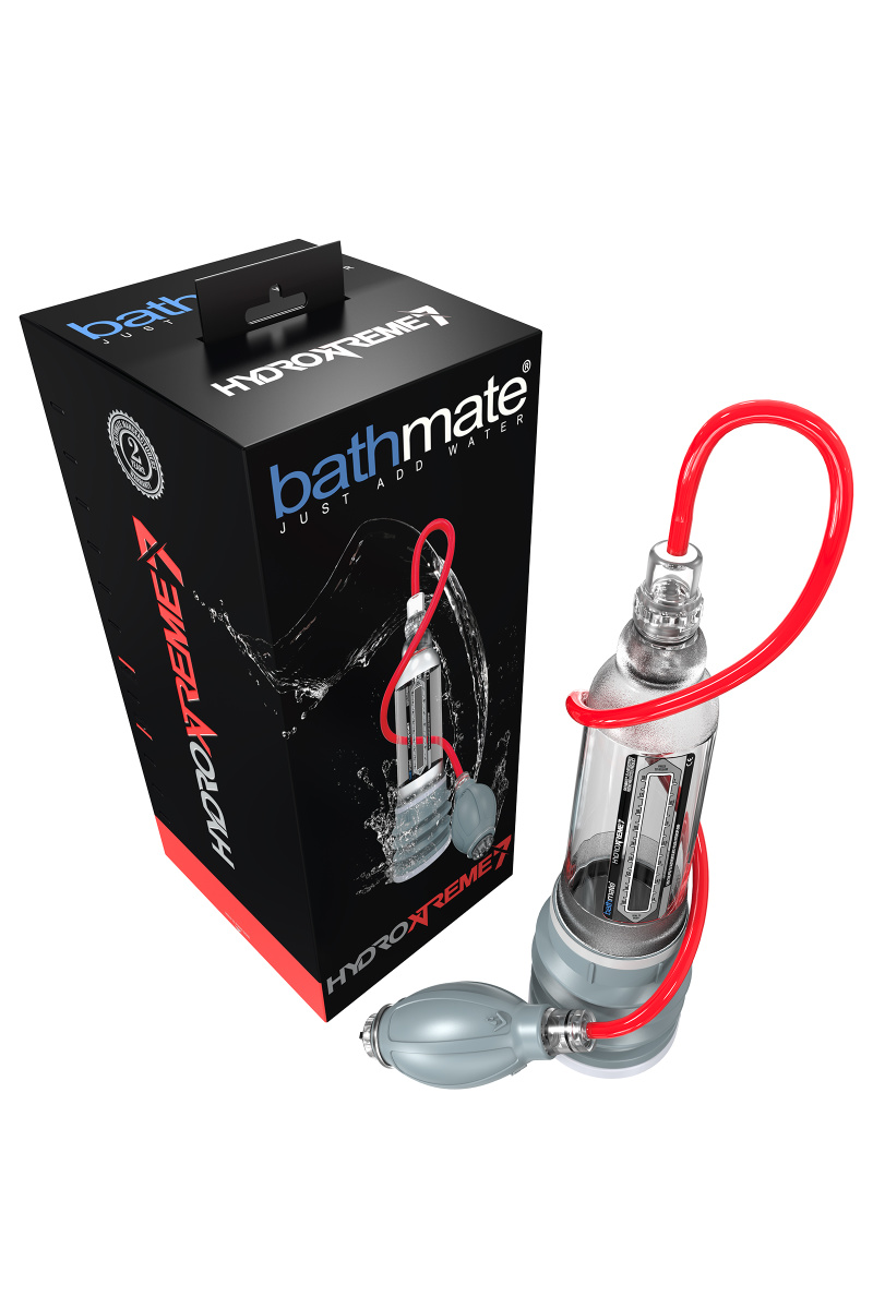 Гидропомпа Bathmate HYDROXTREME7, ABS пластик, прозрачная, 30 см (аналог Hydromax Xtreme X30) в магазине ESEXTOYS