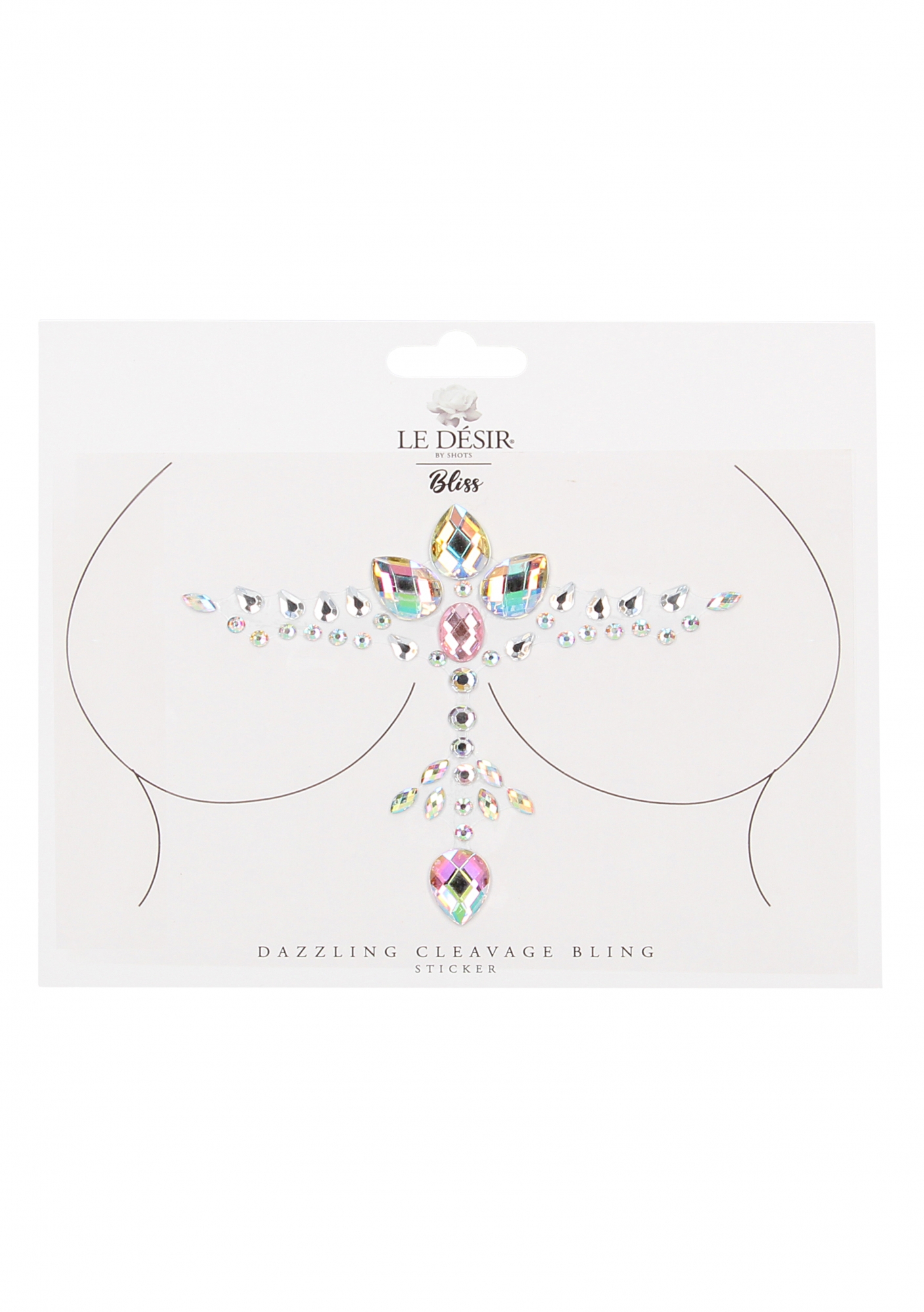 Стикер - наклейка Dazzling Cleavage  Bling Sticker в магазине ESEXTOYS