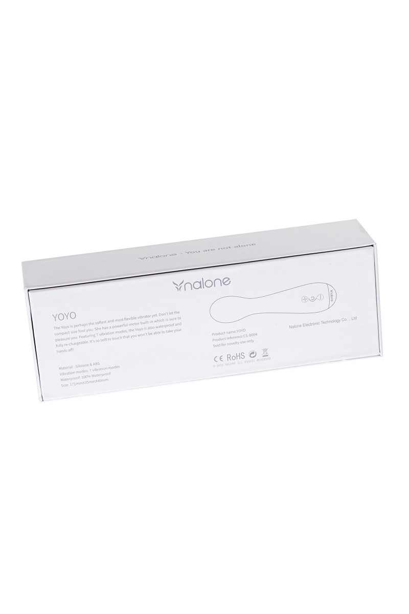 Нереалистичный вибратор Nalone Yoyo, силикон, розовый, 17 см в магазине ESEXTOYS