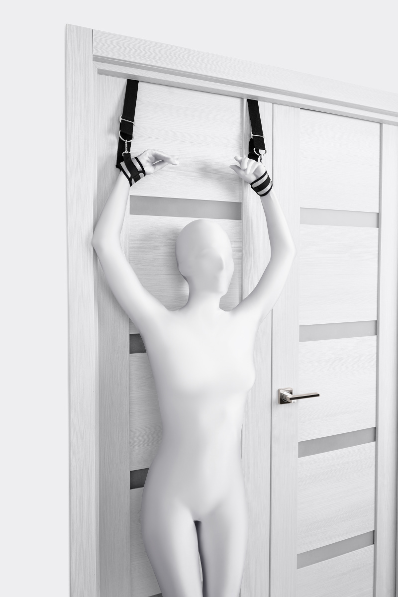 Фиксаторы для рук Anonymo, полиэстер, серебряные, 23 см в магазине ESEXTOYS