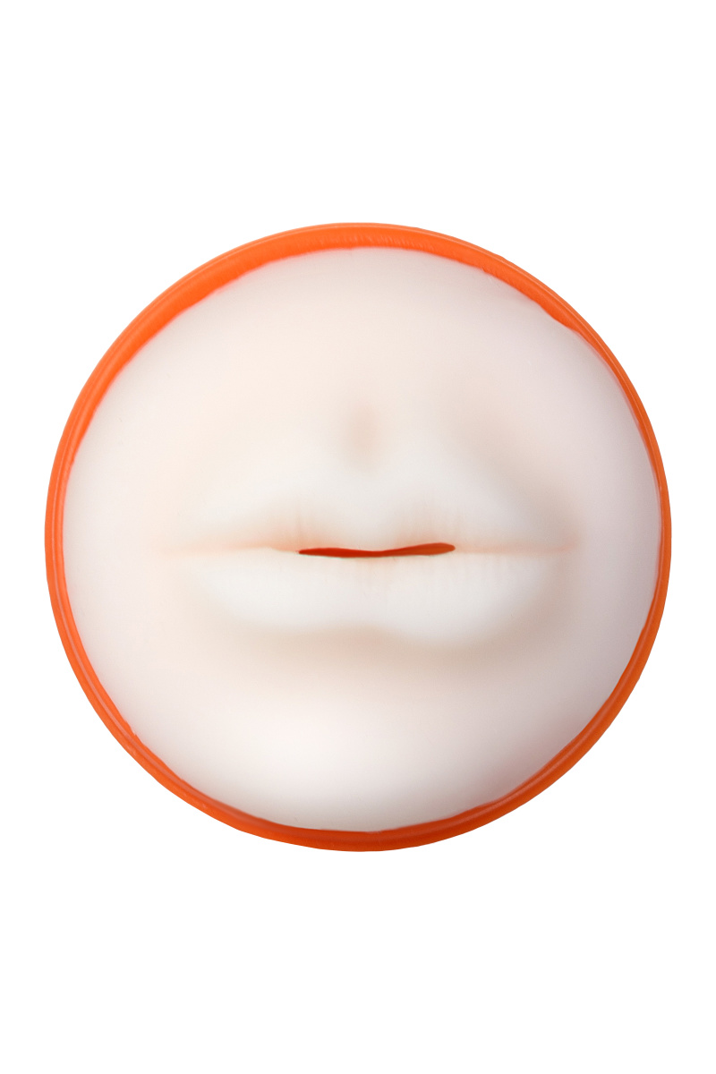 Мастурбатор TOYFA  A-Toys Nilla, рот, TPE, оранжевый, 14 см в магазине ESEXTOYS