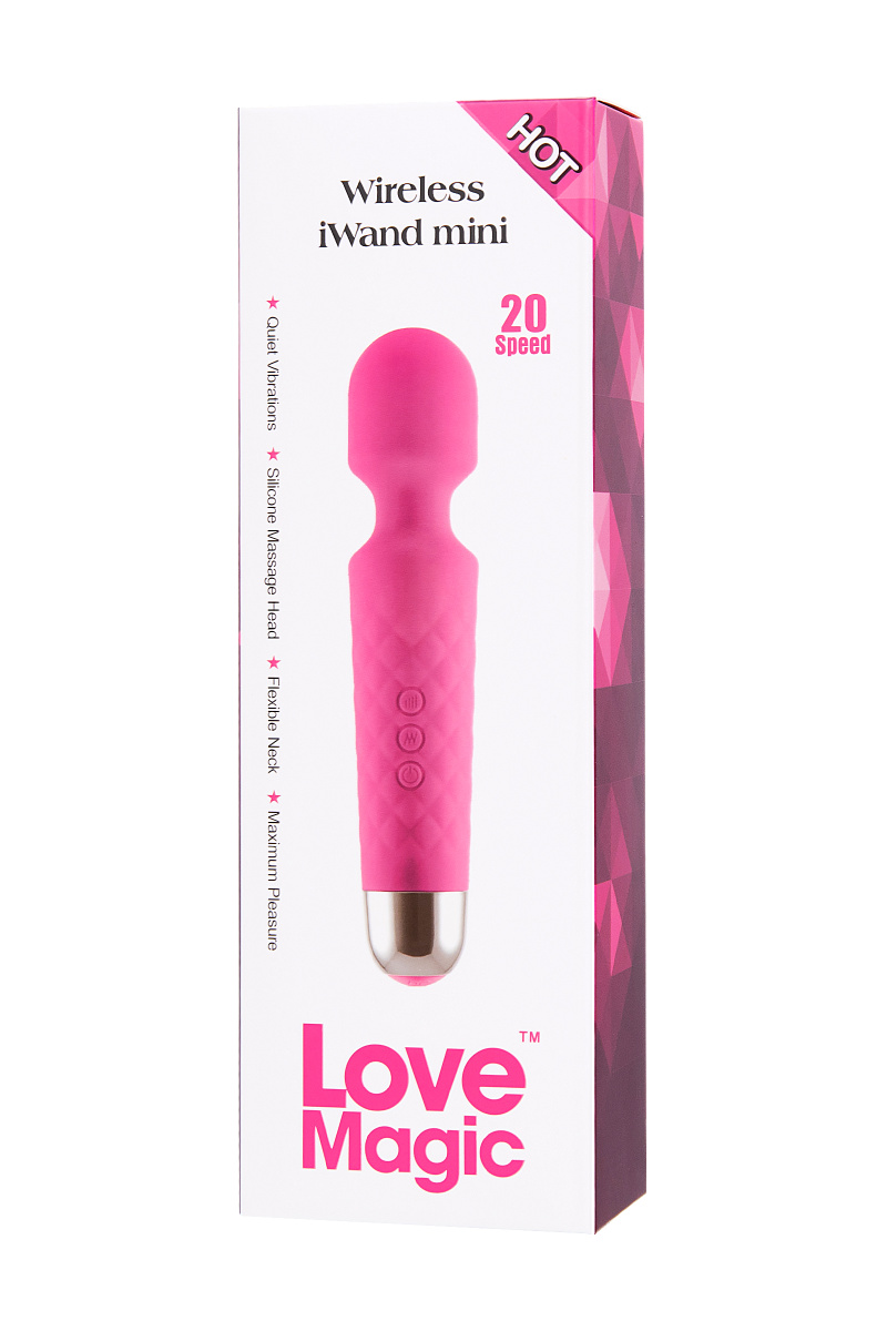 Вибромассажер Love Magic, беспроводной, силикон, розовый в магазине ESEXTOYS