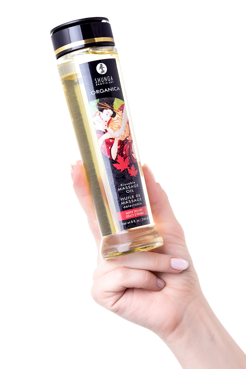 Масло для массажа Shunga Organica Maple Delight, возбуждающее, 240 мл в магазине ESEXTOYS