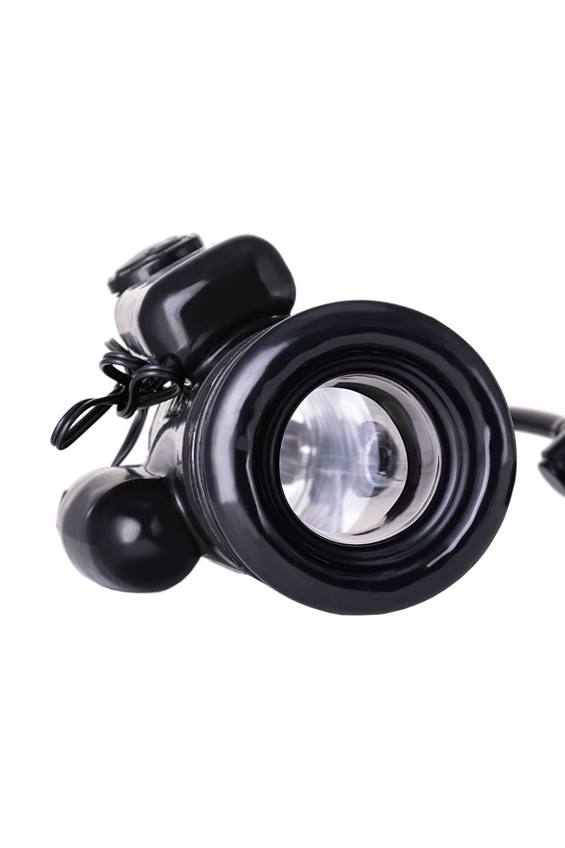 Помпа для пениса TOYFA A-Toys с вибрацией, PVC, чёрный, 22,8 см в магазине ESEXTOYS