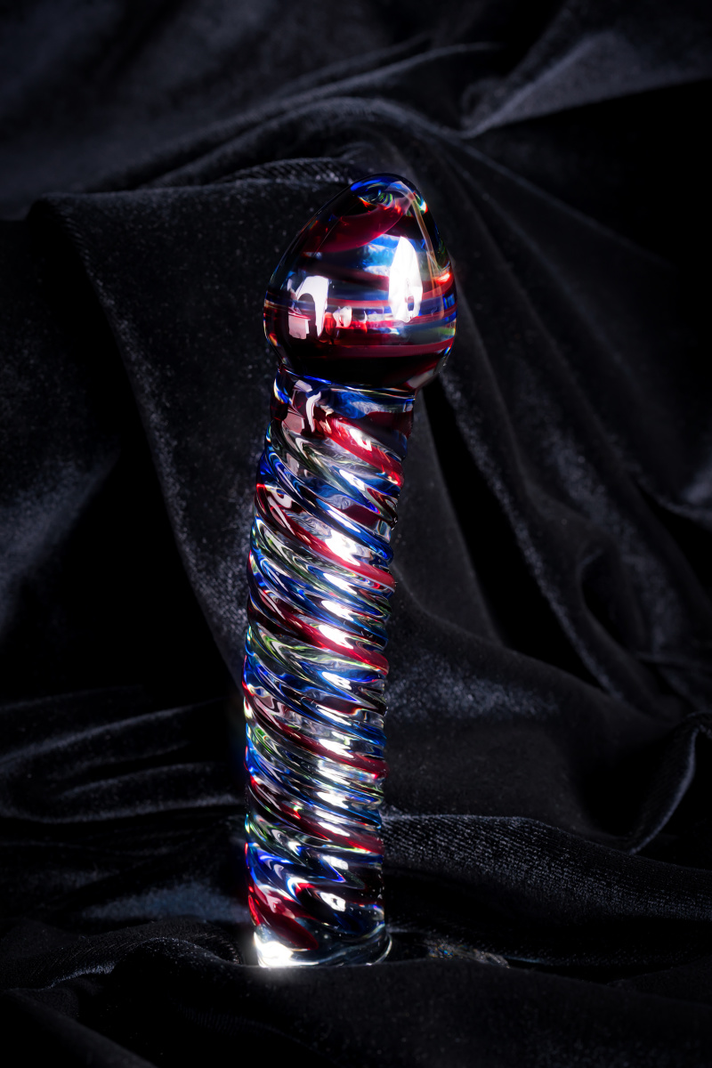 Нереалистичный фаллоимитатор Sexus Glass, стекло, прозрачный, 16,5 см в магазине ESEXTOYS