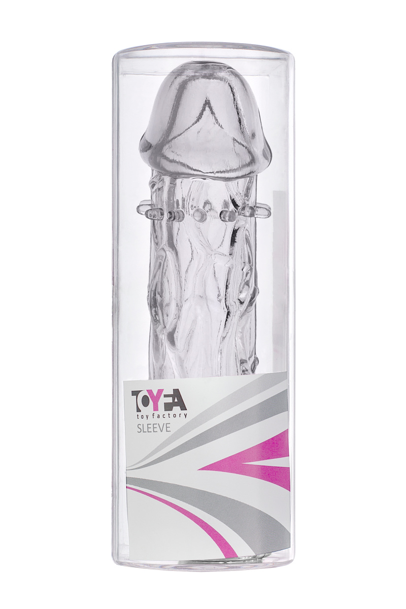 Насадка TOYFA, TPE, прозрачный, 12,5 см в магазине ESEXTOYS