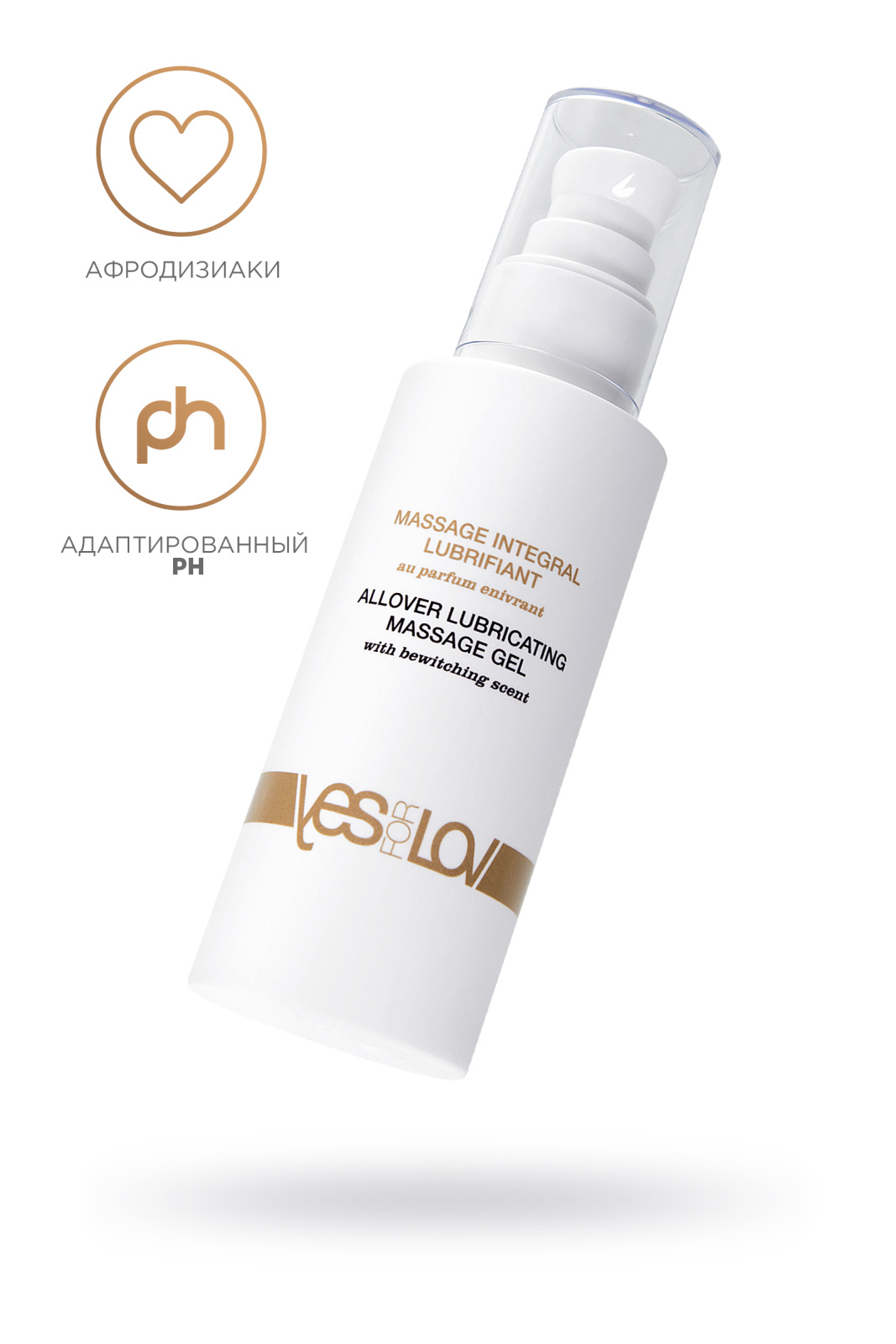 Массажный гель YESforLOV Allover, силиконовый, 100 мл в магазине ESEXTOYS