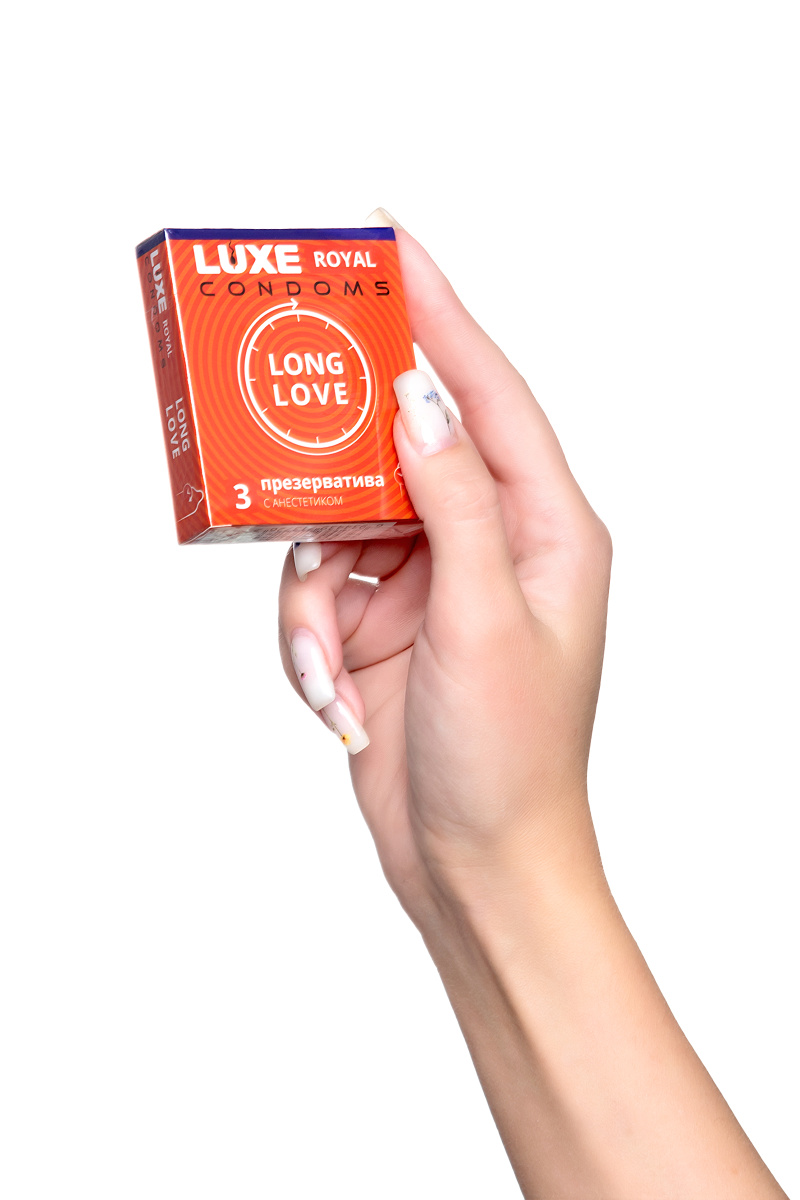 Презервативы Luxe, royal, long love, 18 см, 5,2 см, 3 шт. в магазине ESEXTOYS