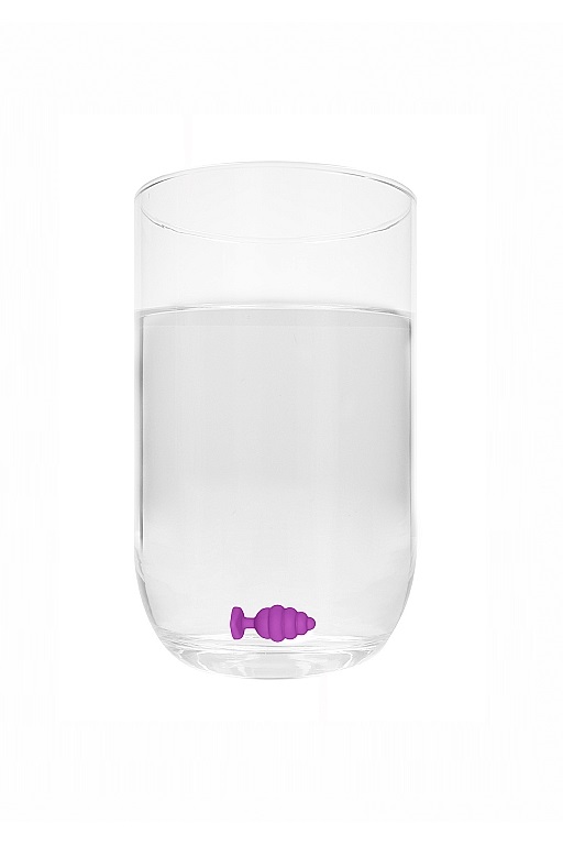 Анальная пробка Regular Ribbed Diamond Heart Plug в магазине ESEXTOYS