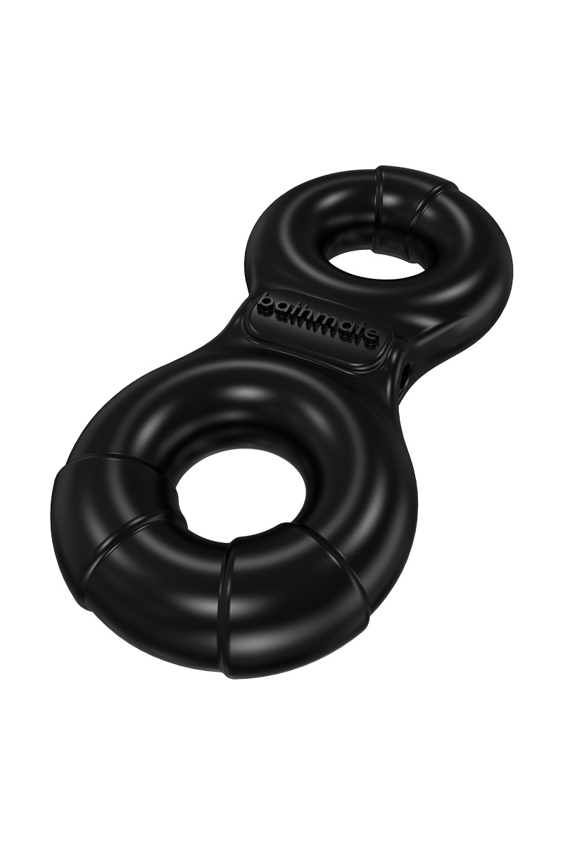 Виброкольцо на пенис Bathmate Eight, elastomex, черное, Ø4-5 см в магазине ESEXTOYS