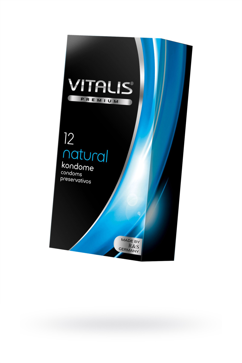 Презервативы Vitalis, premium, классические, 18 см, 5,3 см, 12 шт. в магазине ESEXTOYS