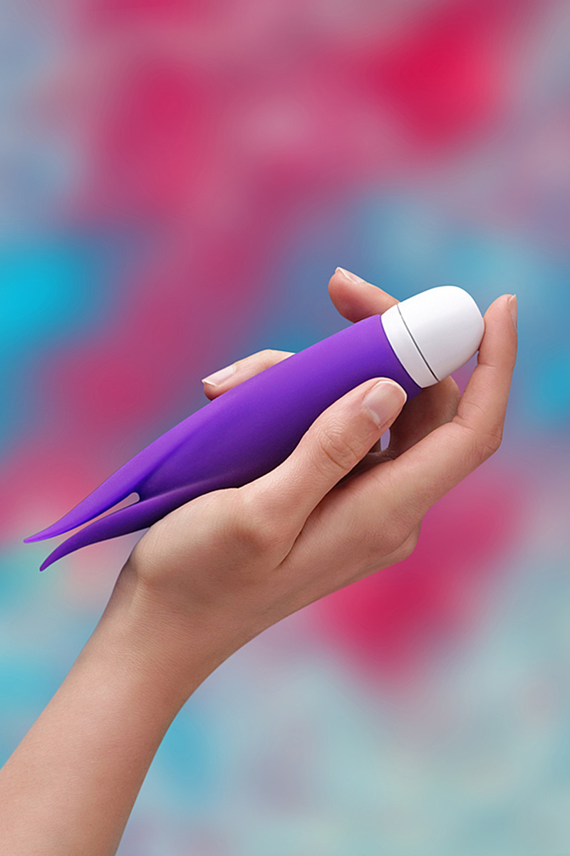Вибратор Fun Factory VOLITA, силикон, фиолетовый, 16 см в магазине ESEXTOYS