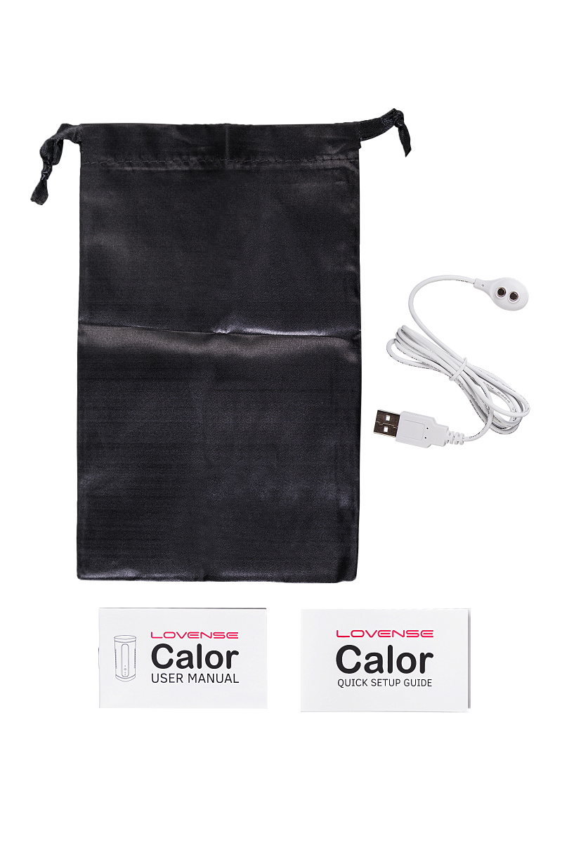 Мастурбатор нереалистичный LOVENSE Calor, TPE, белый, 15,9 см в магазине ESEXTOYS