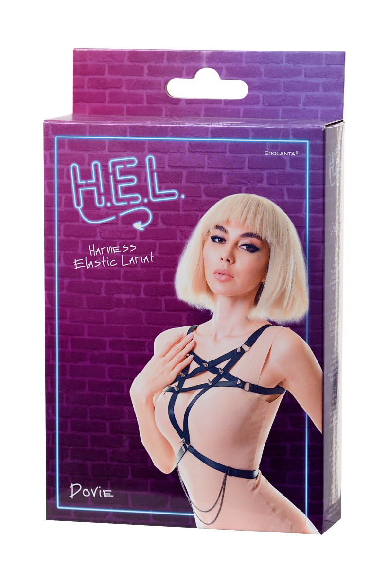 Стреп H.E.L. Dovie, текстиль, черный, OS в магазине ESEXTOYS