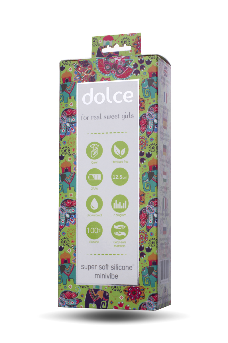 Вибратор TOYFA Dolce Jaxon, силикон, зеленый, 12,5см в магазине ESEXTOYS