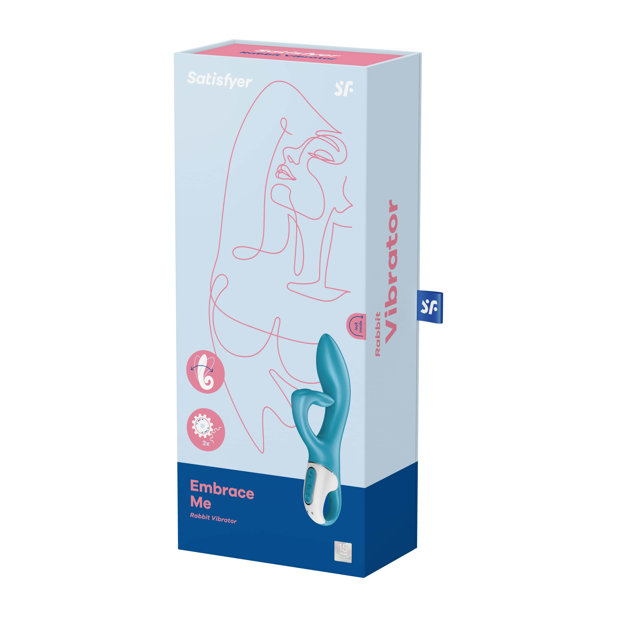 Вибратор-кролик Satisfyer Embrace me (бирюзовый) в магазине ESEXTOYS