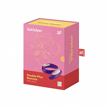 Вибромассажер для пар Satisfyer Double Plus Remote в магазине ESEXTOYS