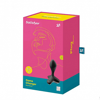 Анальная пробка с вибрацией Game Changer (черный) в магазине ESEXTOYS