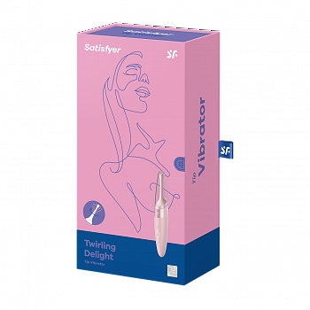 Перезаряжаемый точечный вибромассажер Twirling Delight (Розовый) в магазине ESEXTOYS