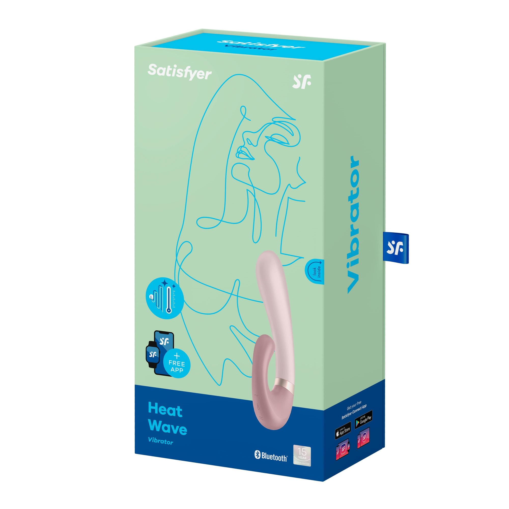 Вибратор-кролик Heat Wave с функцией нагрева (розовый) в магазине ESEXTOYS