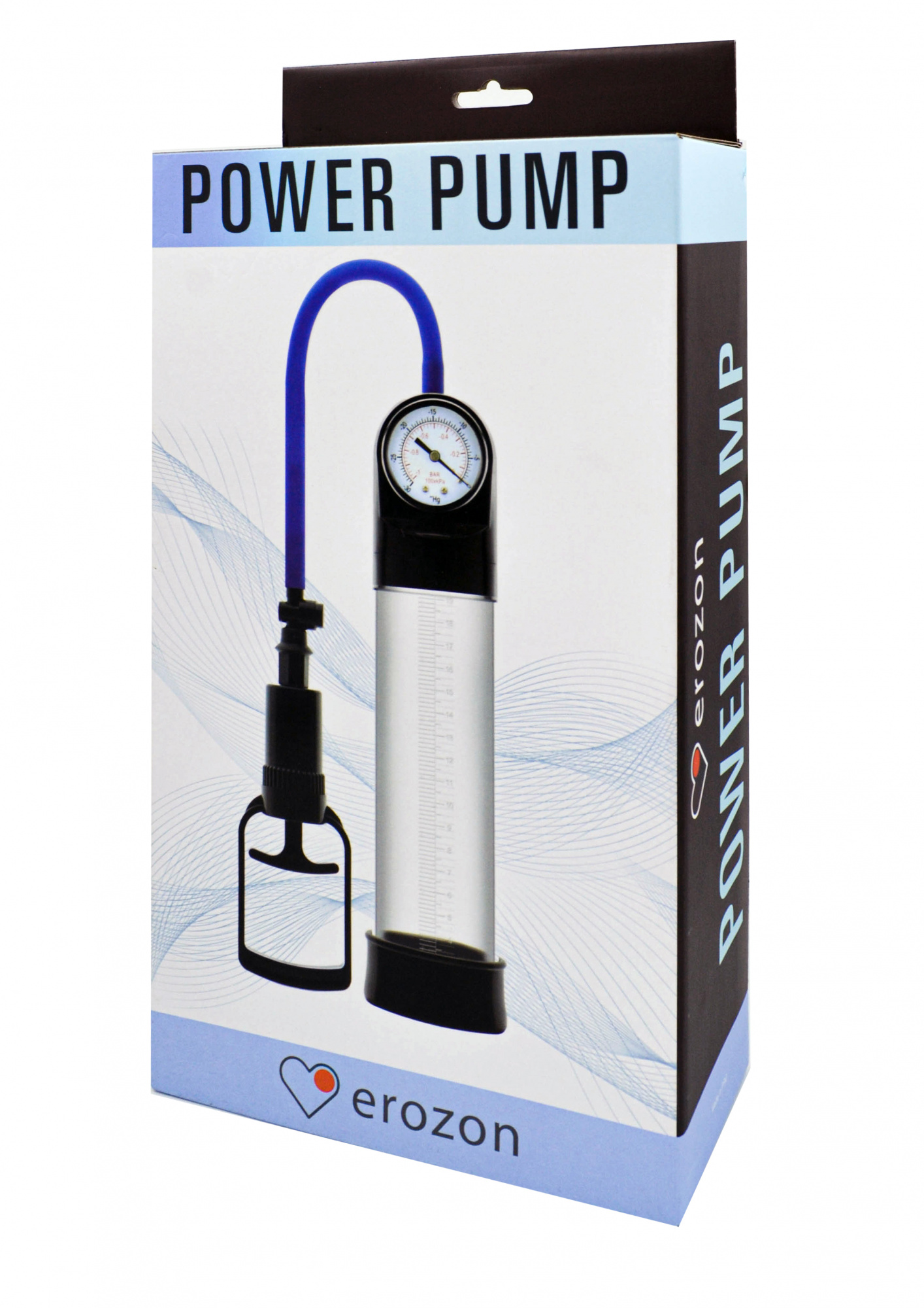Вакуумная помпа  Erozon Penis Pump с манометром в магазине ESEXTOYS