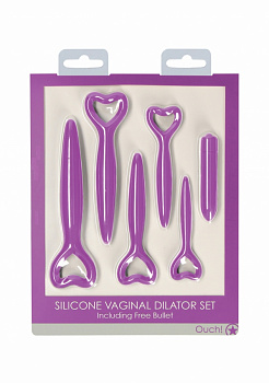 Набор вагинальных расширителей с вибропулей Silicone Vaginal Dilator Set в магазине ESEXTOYS