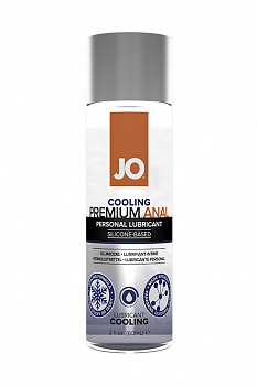 Анальный охлаждающий лубрикант на силиконовой основе / JO Anal Premium Cooling 2oz - 60 мл. в магазине ESEXTOYS