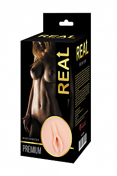 Реалистичный односторонний мастурбатор Real  Women Dual Layer с двойной структурой 15,5х8,2 см в магазине ESEXTOYS