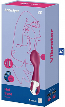 Вибромассажер для стимуляции точки G Hot Spot (красный) в магазине ESEXTOYS