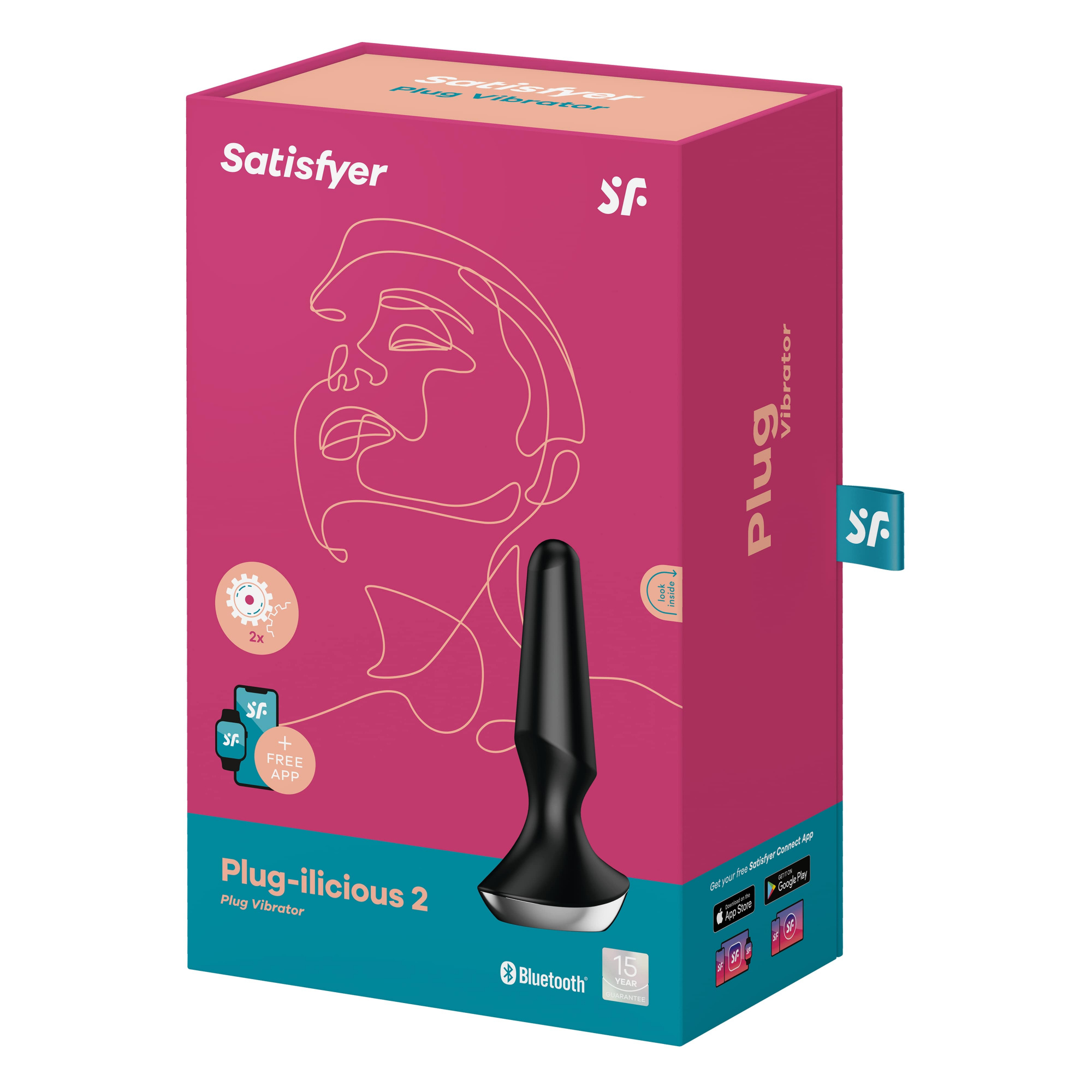 Анальная пробка с вибрацией Satisfyer Plug Ilicious 2 (черный) в магазине ESEXTOYS