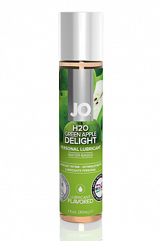 Вкусовой лубрикант "Зеленое яблоко " / JO Flavored  Green Apple H2O 1oz - 30 мл. в магазине ESEXTOYS