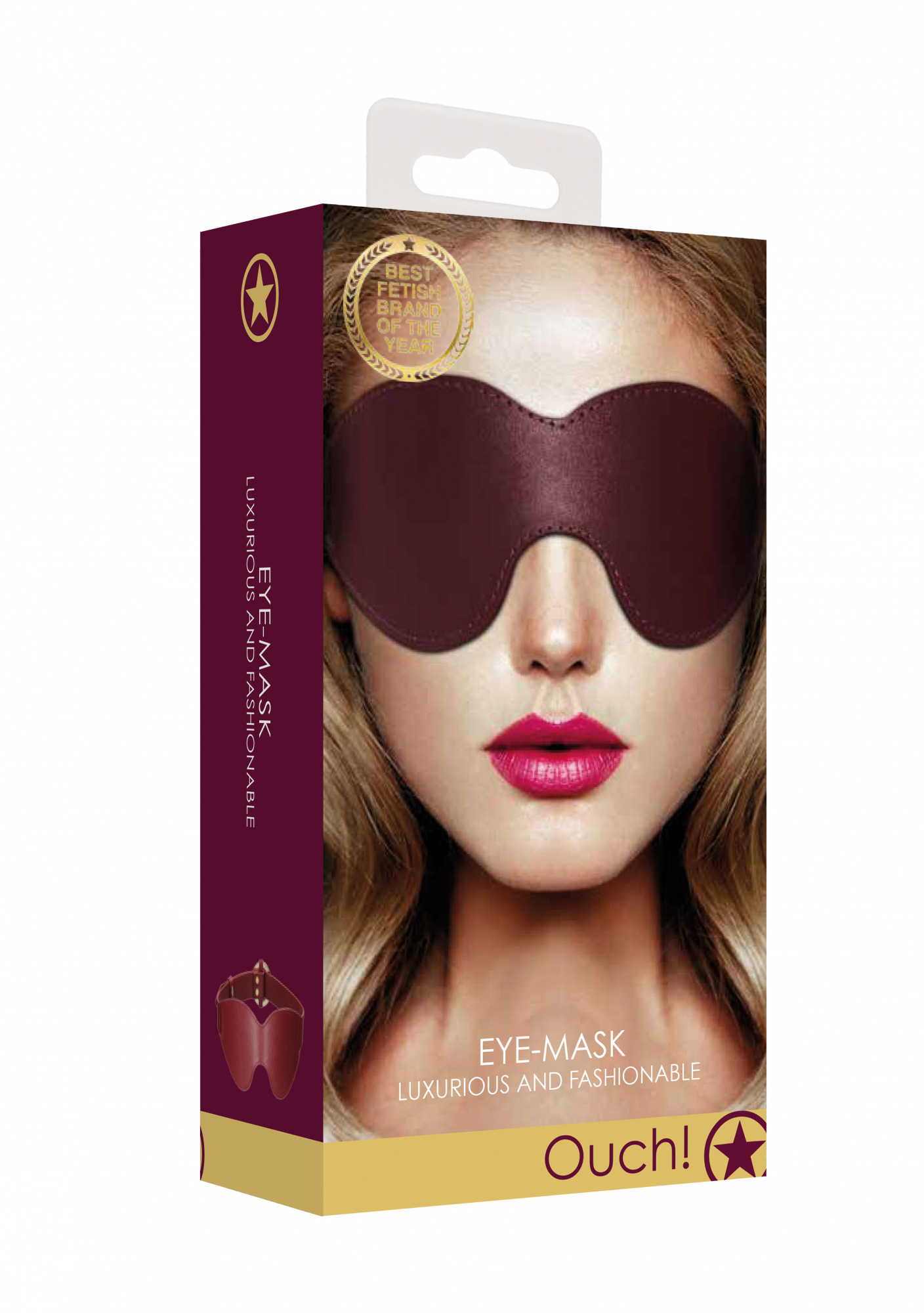 Маска на глаза Ouch Ouch! - Eyemask - Burgundy в магазине ESEXTOYS