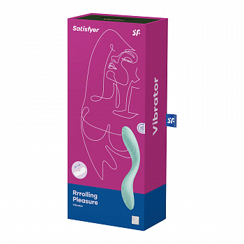 Вибромассажер Satisfyer Rrrolling Pleasure с движущимся шариком для стимуляции точки G (ментоловый) в магазине ESEXTOYS