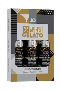 Подарочный набор вкусовых лубрикантов / Tri-Me Triple Pack - Gelato в магазине ESEXTOYS
