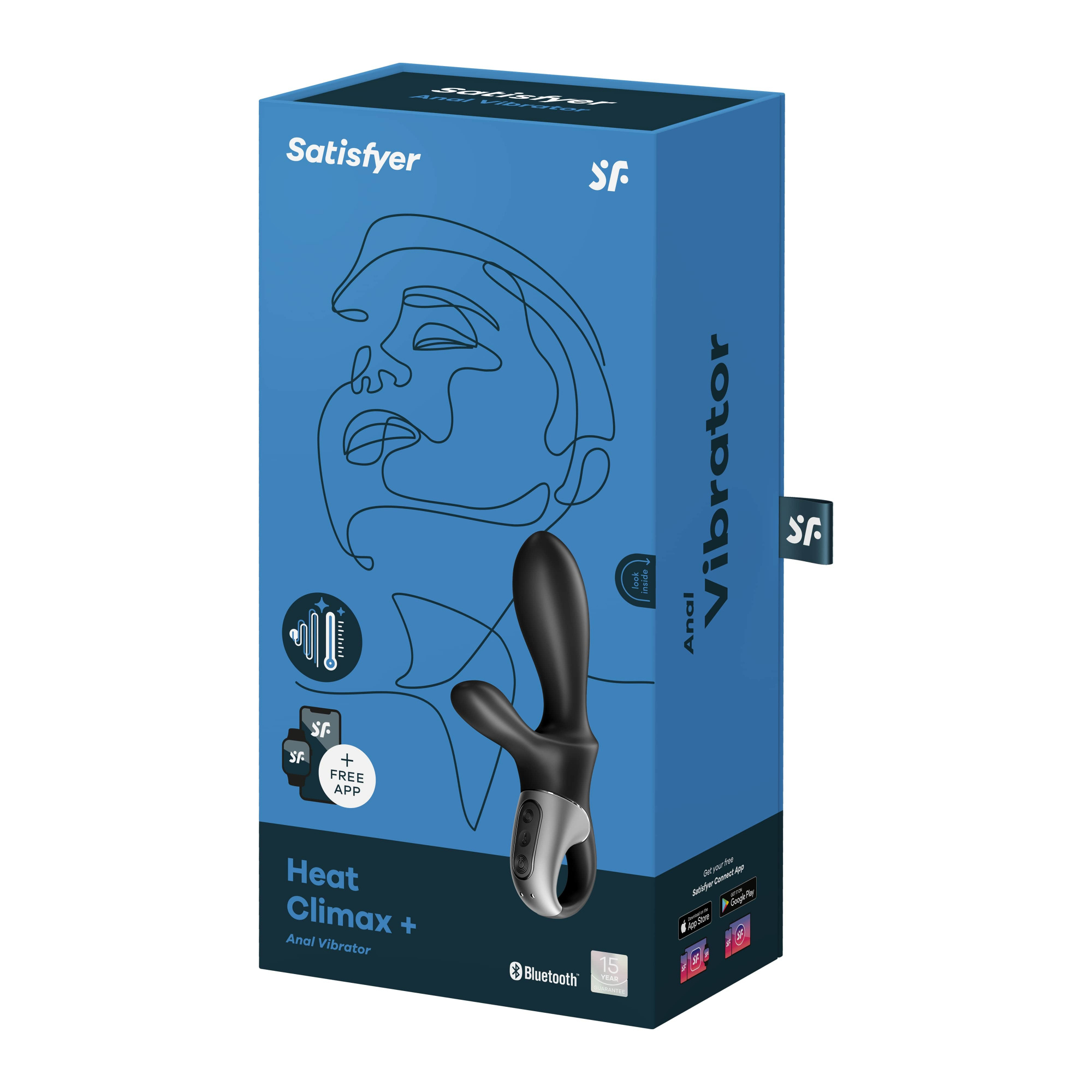 Вибратор-кролик Heat Climax + с функцией нагрева в магазине ESEXTOYS