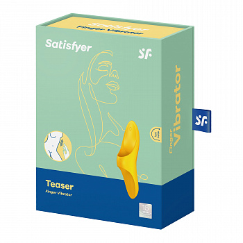 Бесшумный вибромассажер Teaser (желтый) в магазине ESEXTOYS