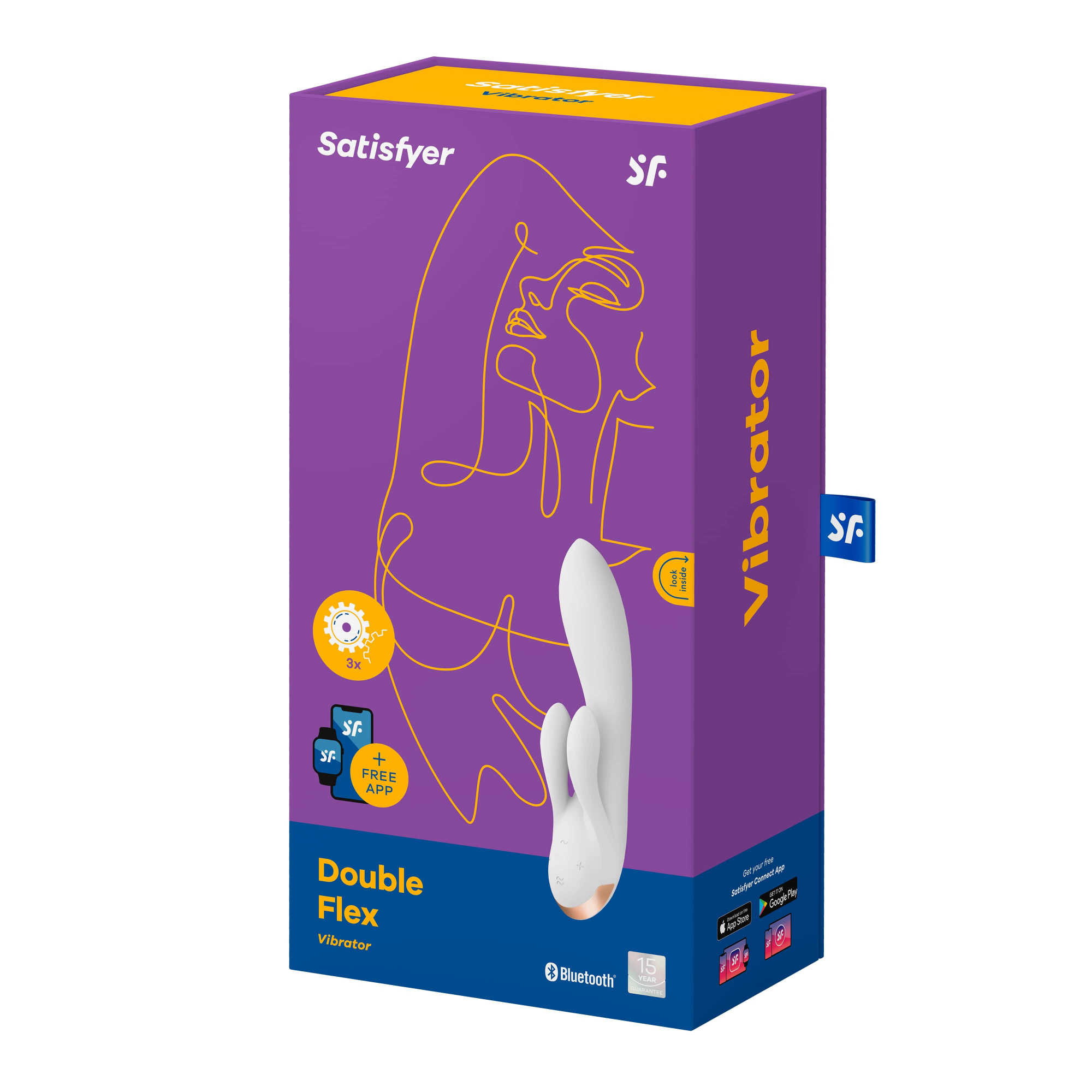 Вибромассажер Double Flex (white) в магазине ESEXTOYS