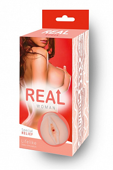 Большой ультра-реалистик мастурбатор Real Woman "Рыжая" в магазине ESEXTOYS