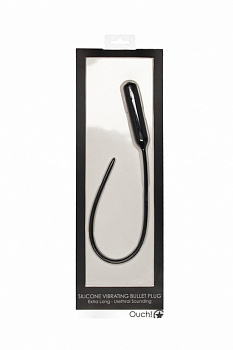 Стимулятор уретры с вибрацией Silcone Vibrating Bullet Plug Extra Long в магазине ESEXTOYS