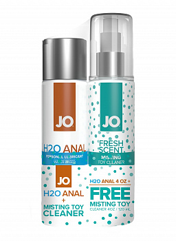 Набор из лубриканта и очистителя JO Anal H2O + Toy Cleaner в магазине ESEXTOYS