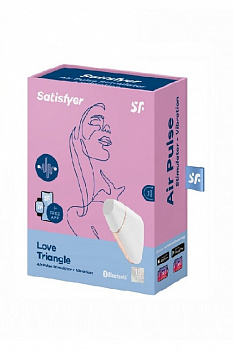 Вакуумно-волновой вибростимулятор Satisfyer Love Triangle с возможностью управления через приложение в магазине ESEXTOYS