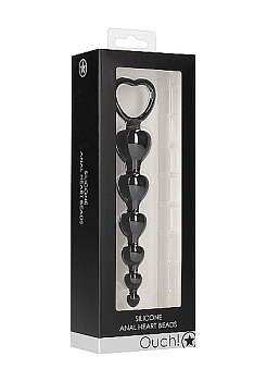 Анальная елочка Anal Heart Beads в магазине ESEXTOYS